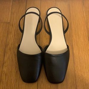 Everlane Leather Slingback Heel